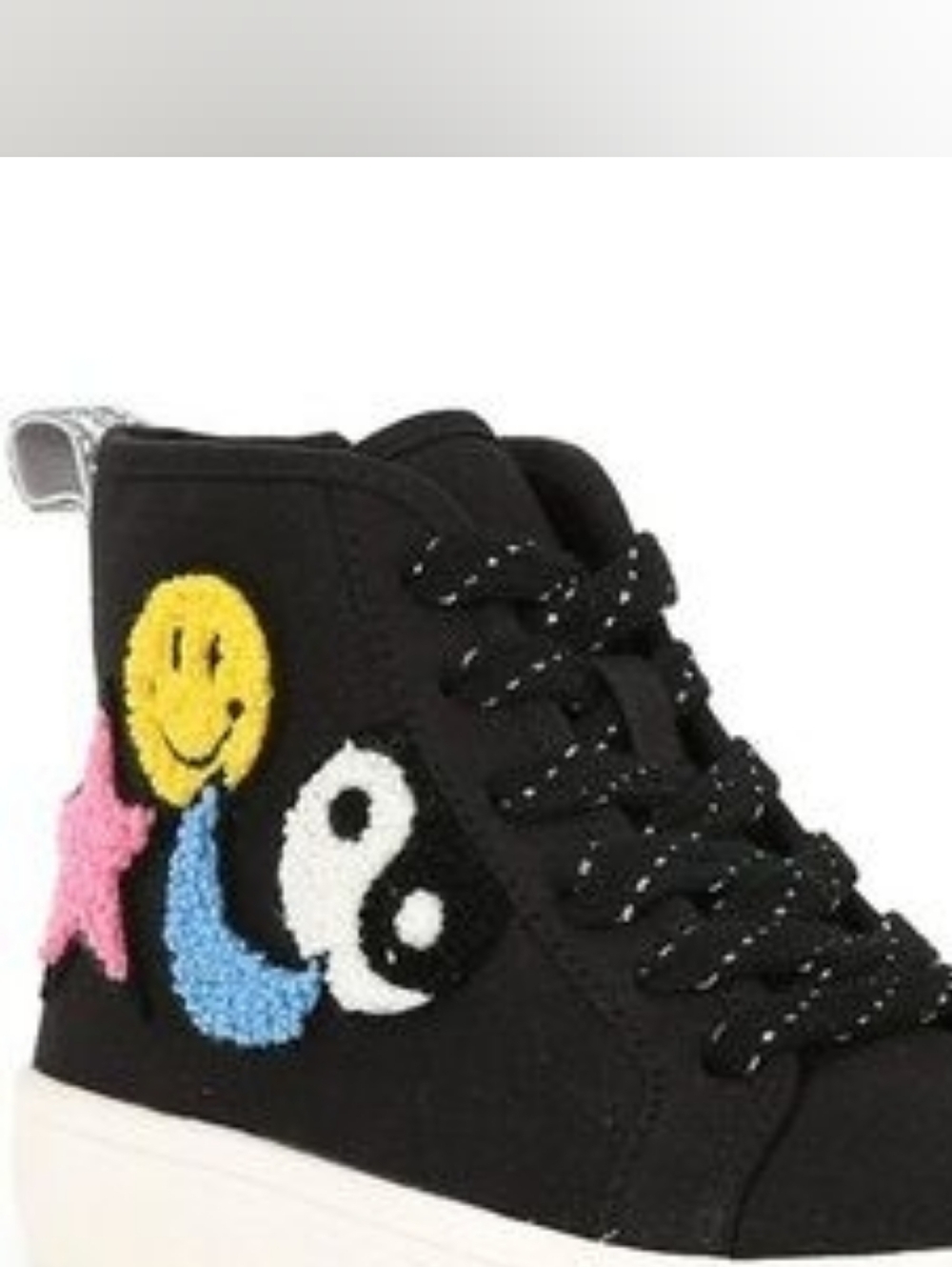 Girls "Yinnie" High Top Sneakers. NEW. SZ 4 NEW GB4
